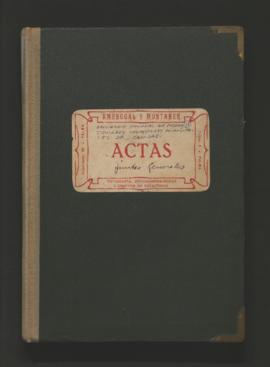 Libro de Actas: Asociación Nacional de Médicos titulares, inspectores municipales de Sanidad (1926-1940)