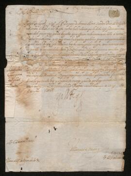 Carta de Felip III al lloctinent i capità general 1600 (sig 19)