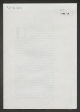 Còpia impresa de Real Provisió sobre els béns ocupats als Jesuïtes (1767)