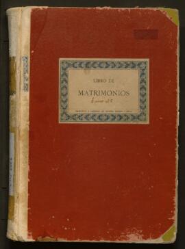 Llibre registre Civil de matrimonis 1938-1987 (sig 379)